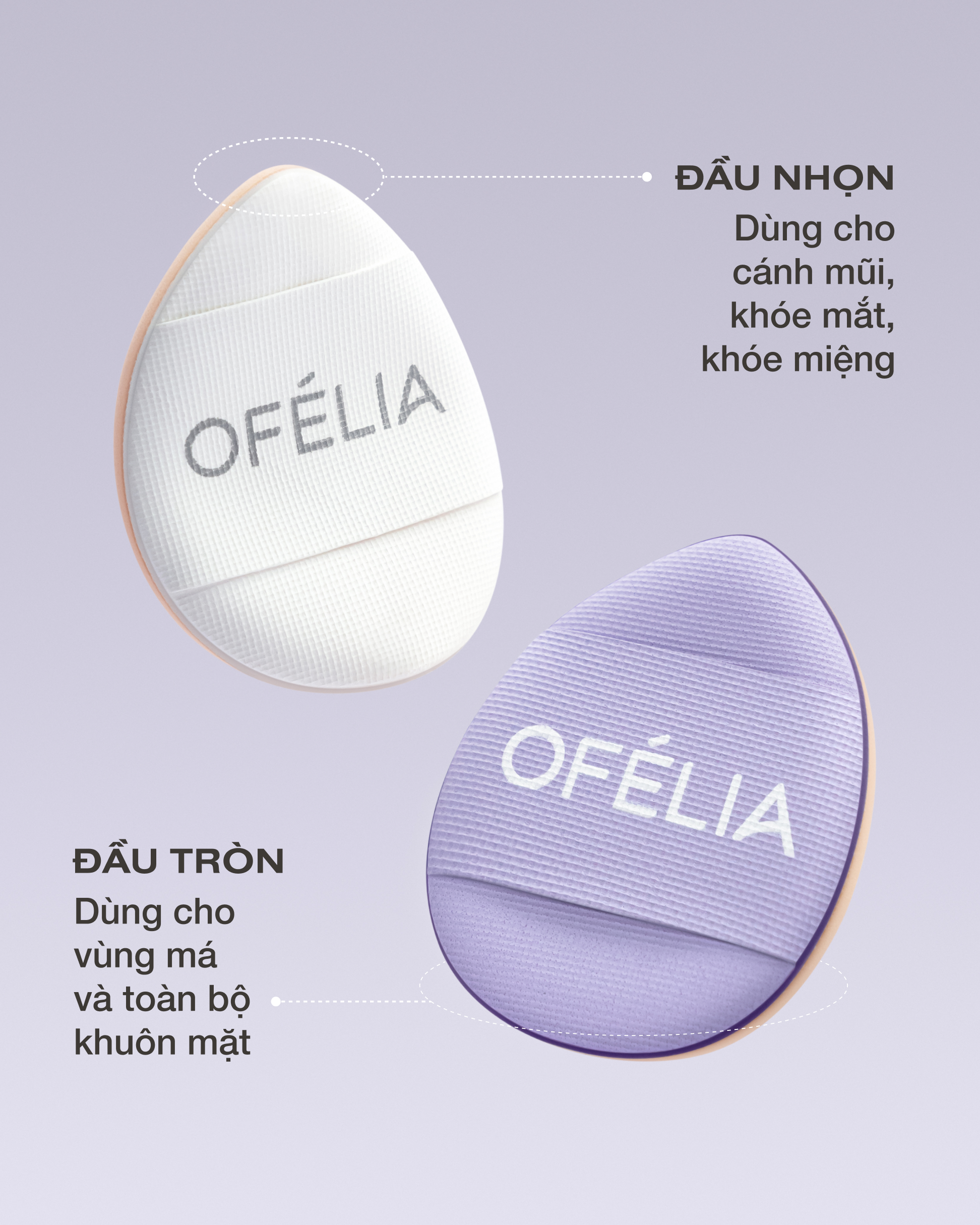 Set 2 Bông Mút Mini