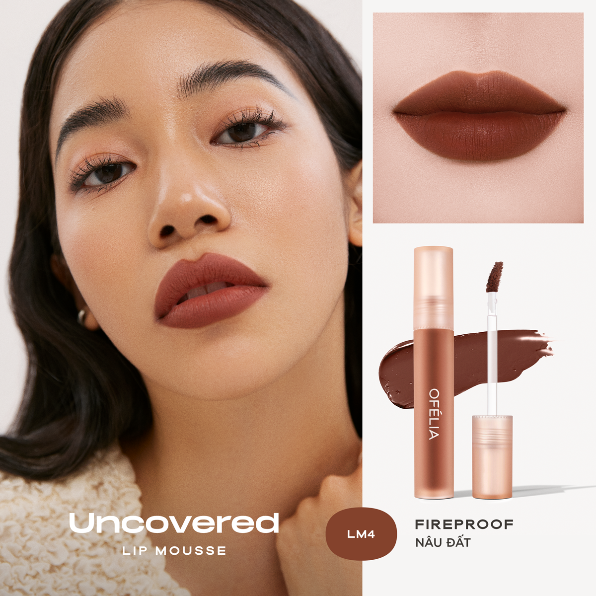 SET UNCOVERED LONGWEAR CUSHION + UNCOVERED LIP MOUSSE